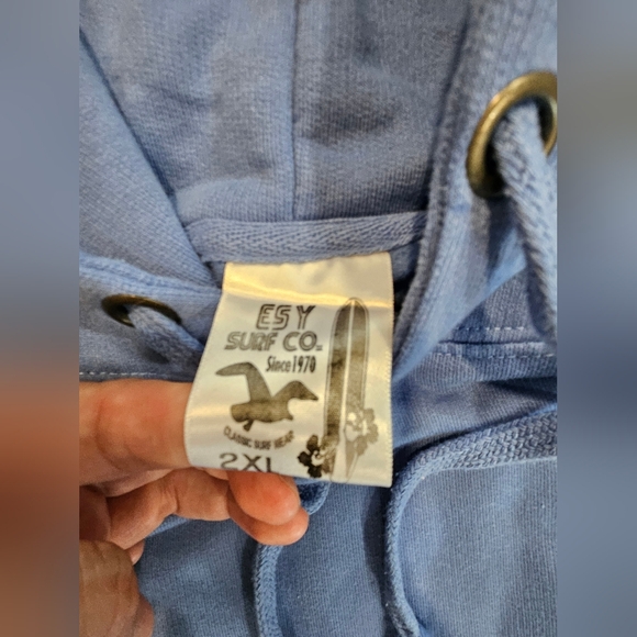 Blue Women's Ocean Side Hoodie 2XL - Picture 5 of 6